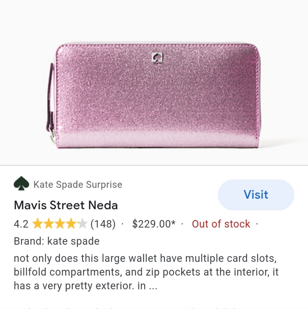 KATE SPADE MAVIS STREET WALLET